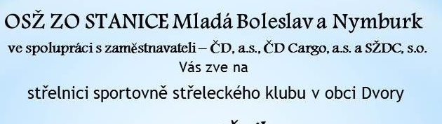 Pozvánka na střelnici v střeleckého klubu v obci Dvory